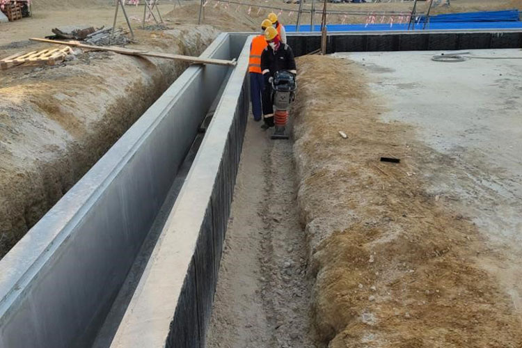 Construction of Chemical Trench at Al-Khobar SWRO Plant-2